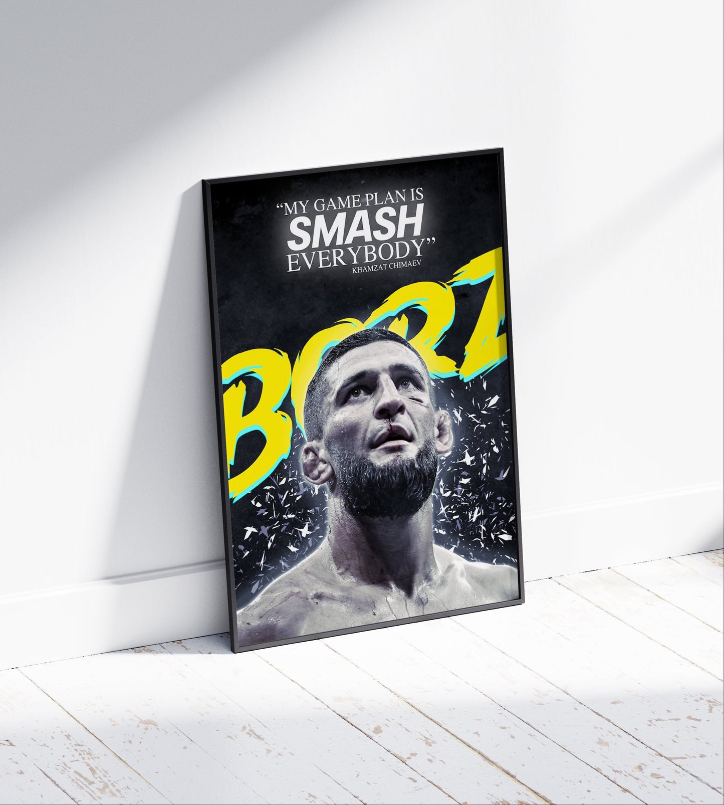 Khamzat Chimaev Poster